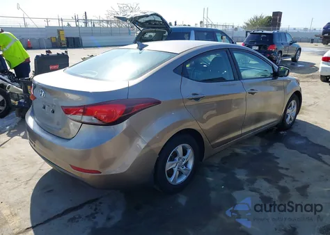 2014 Hyundai Elantra Se from USA, damaged, VIN 5NPDH4AE1EH518138